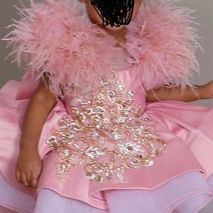 Baby girl party dress for mother and daughter